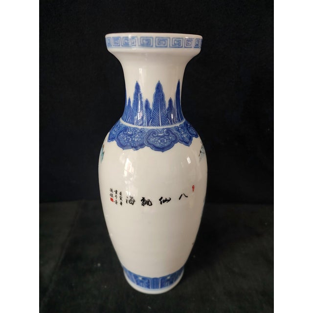 Chinese Ceramic Vase,Famille Rose Porcelain Vase Hand Painted Figures Story Pattern For Sale In Seattle - Image 6 of 11