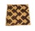Textile Vintage African Tribal Kuba Kasai Velvet Raffia Textile 24" by 23" For Sale - Image 7 of 8