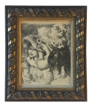 Renoir "Chapeau Epingle" Early Book Plate Print