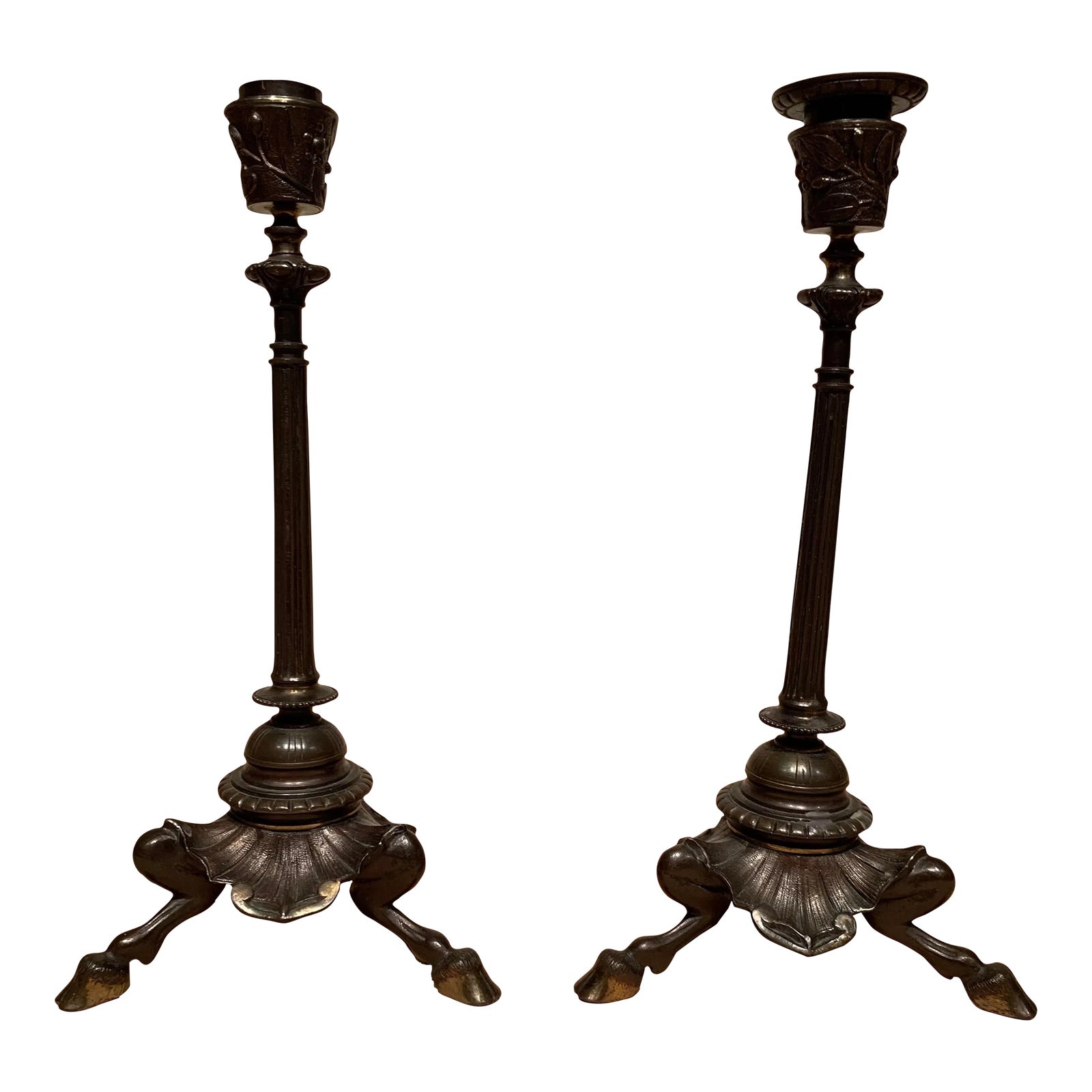 Vintage Brass Candlesticks a Pair Chairish