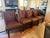 Wood West Elm- Set of 8- Leather Dining Chairs For Sale - Image 7 of 12