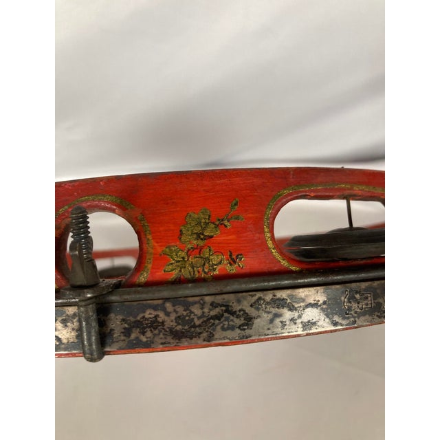 Wood Millereau Paris Antique French Tambourine Tambour De Basque 12in C1879-1911 For Sale - Image 7 of 13