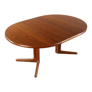 Glostrup Teak Dining Table w/ Leaf For Sale