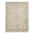 Modern Transitional Tabriz Style Hand-Knotted Wool & Silk Area Rug in Beige For Sale