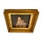 Antique Portrait Elgant Lady Fine Painting Oil on Board in Wooden Golden Frame For Sale In Tulsa - Image 6 of 9