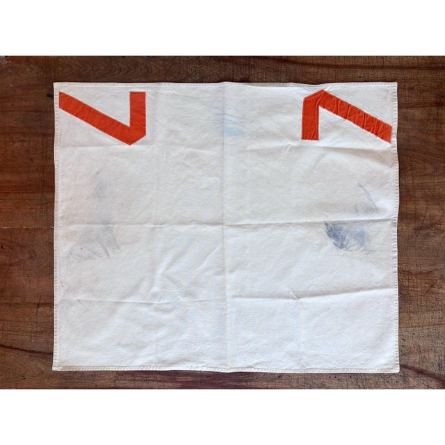 1960s 1960s Vintage Racehorse Saddle Cloth, #7 For Sale - Image 5 of 9