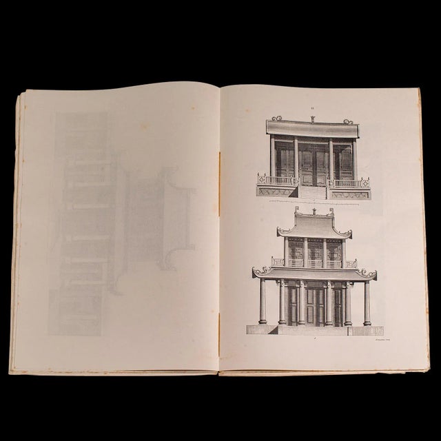 1969's English Vintage Reproduction Folio Chinese Design For Sale - Image 6 of 12
