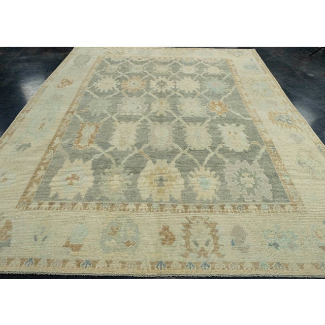 Turkish Oushak Rug 8'7" x 11'6" #18638 Explore a curated collection of hallway runners, wool rugs, and handmade...