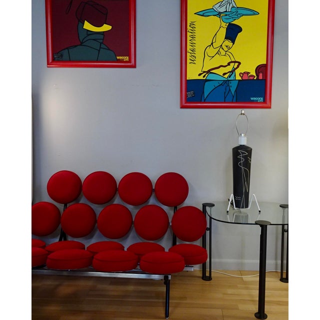 Mid-Century Modern 1950s Pair Harris Strong Table Lamps Without Shades For Sale - Image 3 of 13