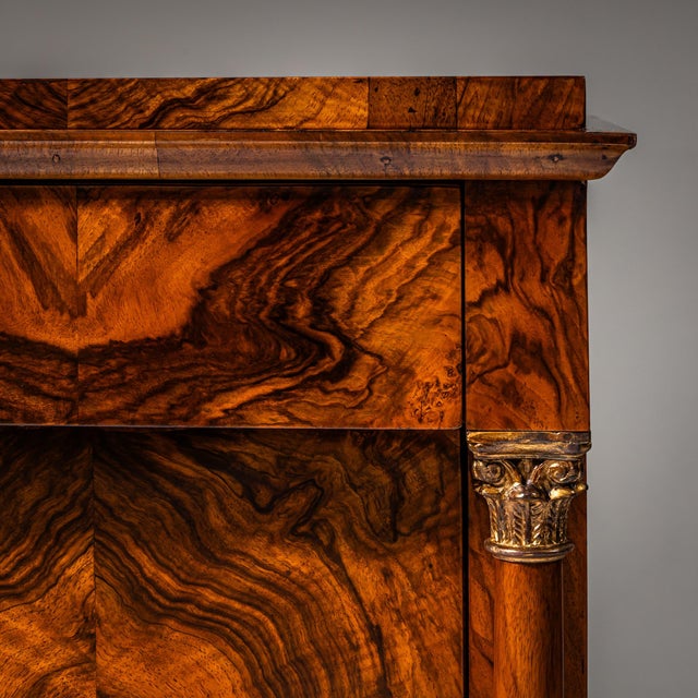 Early 19th Century Biedermeier Chest of Drawers With Lion Paw Feet, Germany, Early 19th Century For Sale - Image 5 of 8