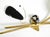 Mid-Century Brass Wall Lamp with Painted Glass Shades, 1950s For Sale - Image 15 of 18