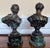 This pair of Bronze and Marble Greek Bust are in excellent condition. No scratches, dings or scuff marks. They were mainly...