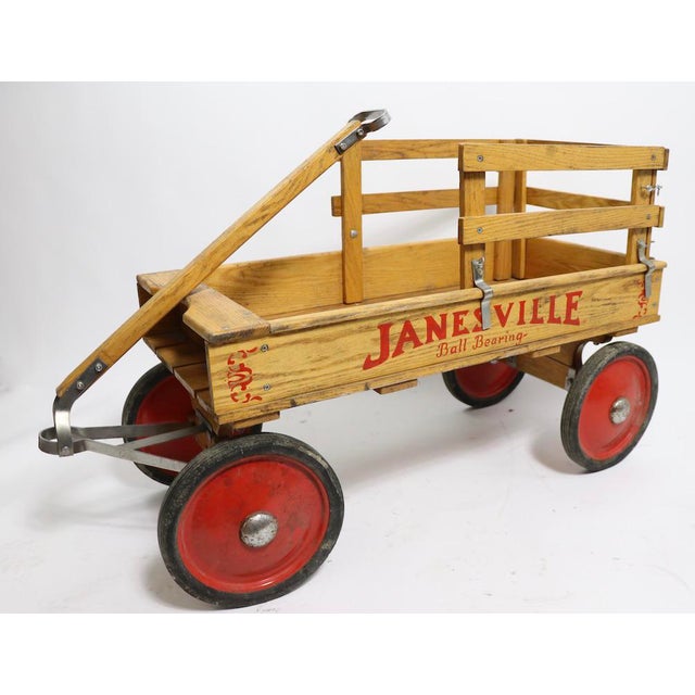 Vintage Childs Toy Wagon by Janesville Chairish
