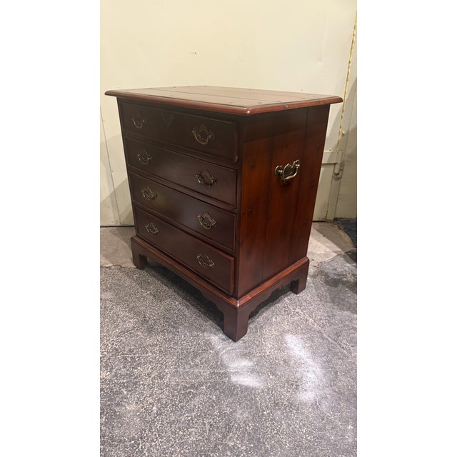 Chippendale Theodore Alexander Mahogany Four-Drawer Chest For Sale - Image 3 of 16