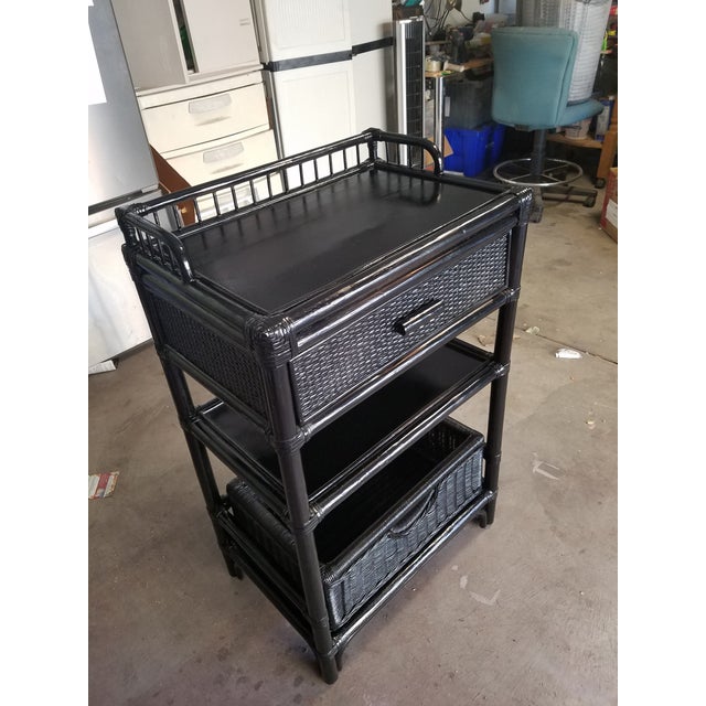 Vintage Rattan Bathroom Chairish