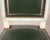 Set of Six Louis XVI Style Painted Dining Chairs Green Leather For Sale - Image 10 of 18