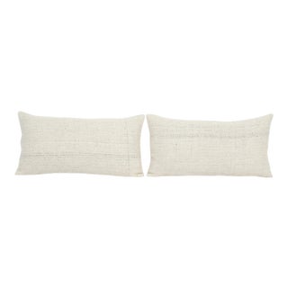 Turkish Hemp Kilim Pillow Cover - A Pair For Sale