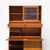 Wood Mid-Century Teak Bookcase With Drop-Front Desk and Lighting, Mid-Century Modern For Sale - Image 7 of 18