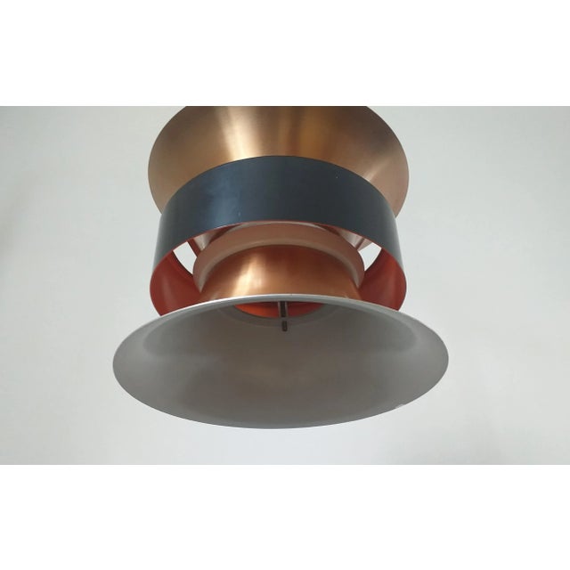 Mid-Century Pendant Lamp by Carl Thore / Sigurd Lindkvist, 1970s For Sale - Image 4 of 12