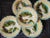 Antique French Asparagus Barbotine Plate from Salins, 1900s, Set of 4 For Sale - Image 3 of 8