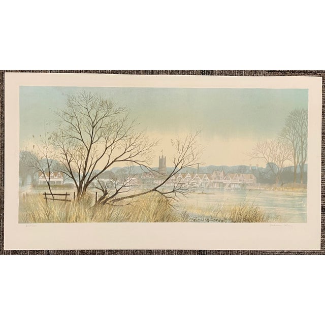 Jeremy King Henley on Thames Lithograph For Sale - Image 4 of 5