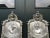 Wood Mid-20th Century Italian Baroque Silver Beech Rococo Floor Mirrors-Pair For Sale - Image 7 of 17