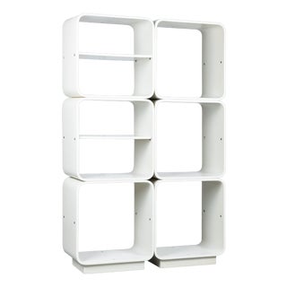 Modular Bookcase by Carlo De Carli for Fiam, 1970 For Sale
