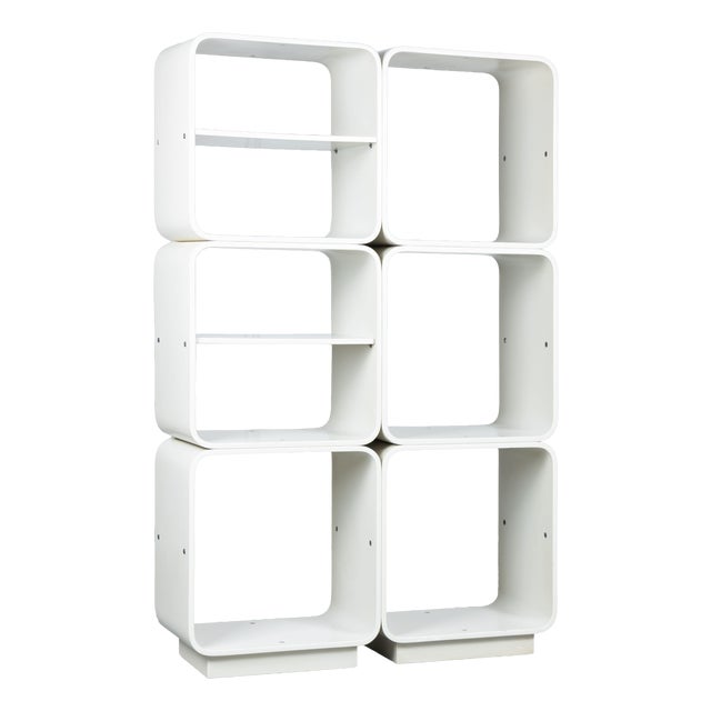 Modular Bookcase by Carlo De Carli for Fiam, 1970 For Sale