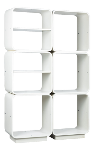 Modular Bookcase by Carlo De Carli for Fiam, 1970