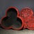 Vintage Cinnabar Carved Lacquer Box With Peony Motif For Sale - Image 4 of 6