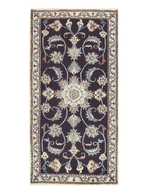 Persian Pasargad N Y Nain Silk & Wool Rug - 2'2" X 4'6"