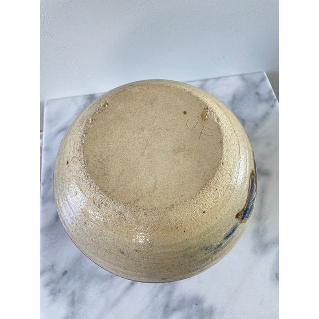 Mid 20th Century Rustic Glazed Stoneware Pot With Dragon Motif For Sale In Seattle - Image 6 of 10