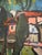 Modern Heinz Tetzner, In the Village, 1956, Oil on Canvas, Framed For Sale - Image 3 of 10
