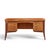 Svend Madsen Mid Century Danish Teak Curved Desk This desk measures: 60 wide x 29 deep x 28 high, with a chair clearance...