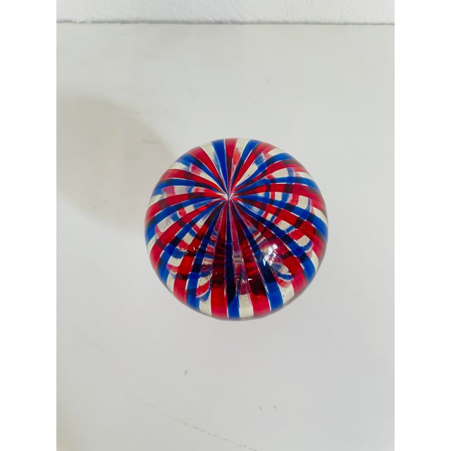 Blue Morandiana Glass Bottle by Venini and Gio Ponti for Iveco, 1989 For Sale - Image 8 of 14