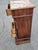 19th Century French Antique Walnut Marble Top Bedside Cabinet Nightstand For Sale - Image 15 of 18