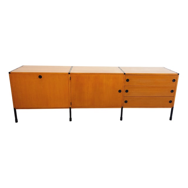 Large Vintage ARP Minvielle Sideboard by Guariche and Mortier and Motte, 1960s For Sale