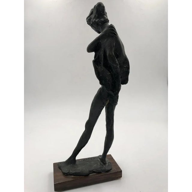 Augusto Murer, Boy with a Drape, 1980, Bronze For Sale - Image 4 of 9