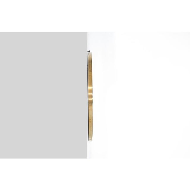 Vintage Italian Brass Mirror, 1960s For Sale - Image 6 of 13