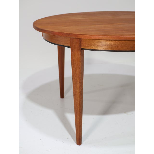 Wood Model 55 Extendable Dining Table in Teak from Omann Jun, Denmark, 1960s For Sale - Image 7 of 18