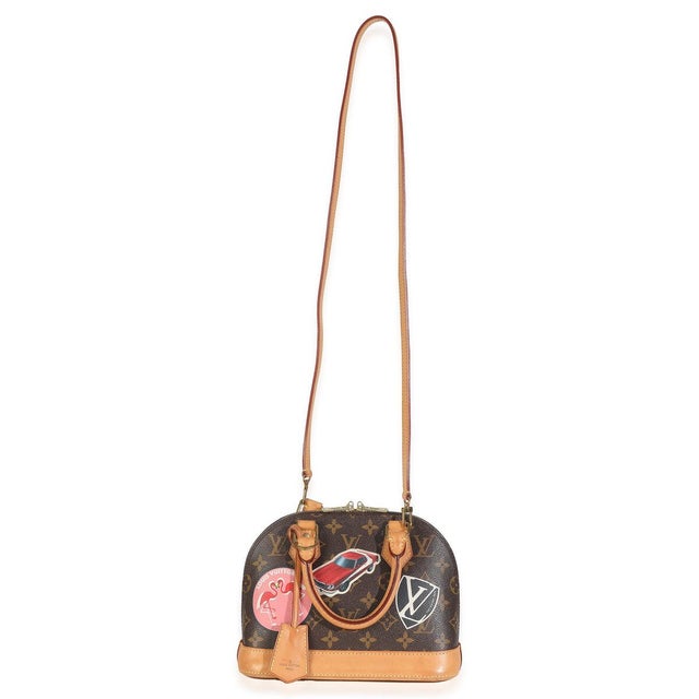 Brown Monogram Canvas World Tour Alma BB For Sale - Image 8 of 9