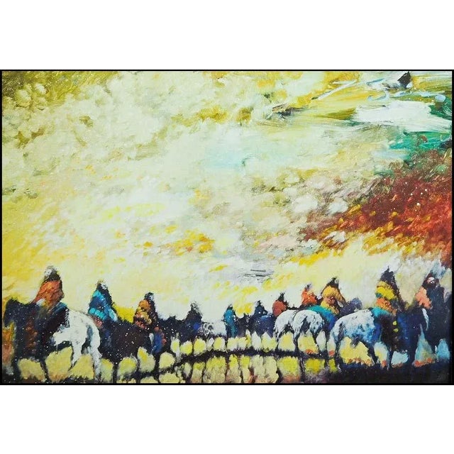 "Reflections Under a Summer Sky" #6 Posthumous reproduction Commemorative Limited Edition Giclee on Canvas by Earl Biss...