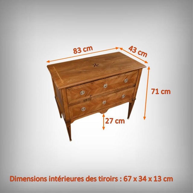 Louis XVI Style Marquetry Commode, 1900s For Sale - Image 17 of 18