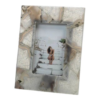 Preto Agate 4'x6" Photo Frame For Sale