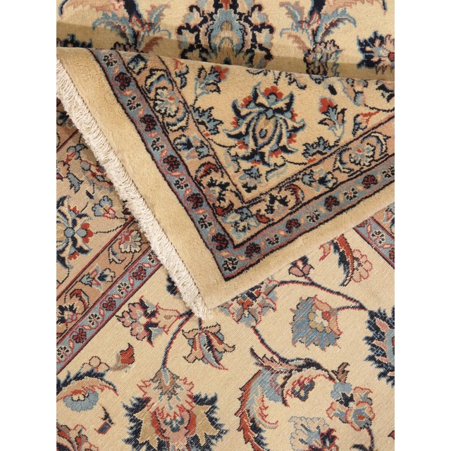 Antique Persian Mashad Rug 6'6" X 9'11" For Sale - Image 4 of 4