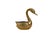 Mid-Century Modern Vintage Mid-Century Solid Brass Swan Planter and/or Catchall 7" For Sale - Image 3 of 11
