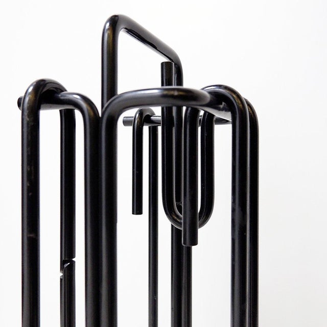 1970s Vintage Black Metal Fire Set by Ann Maes, 1970s, Set of 5 For Sale - Image 5 of 15