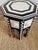 Hollywood Regency Side Table in the style of Martyn Lawrence Bullard with Faux Ivory Details, 2010s For Sale - Image 9 of 10