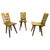 Brutalist Wooden Chairs, Former Czechoslovakia, 1950s, Set of 3 For Sale - Image 16 of 16