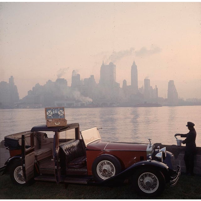 Mid-Century Modern Slim Aarons, New York Picnic, Estate Stamped C-type Print For Sale - Image 3 of 3